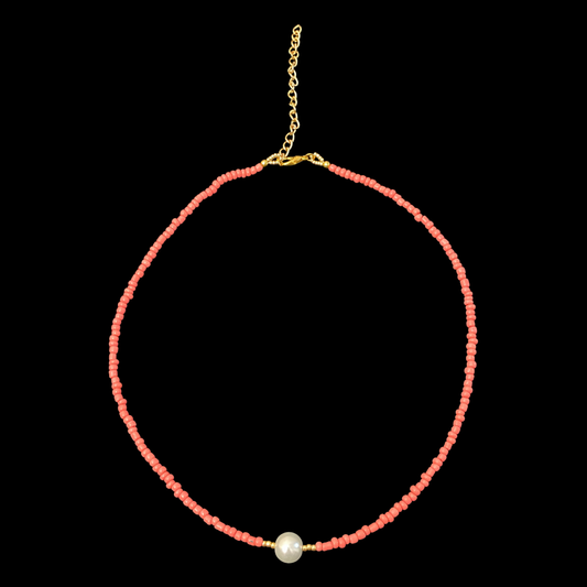 Golden Flame Necklace