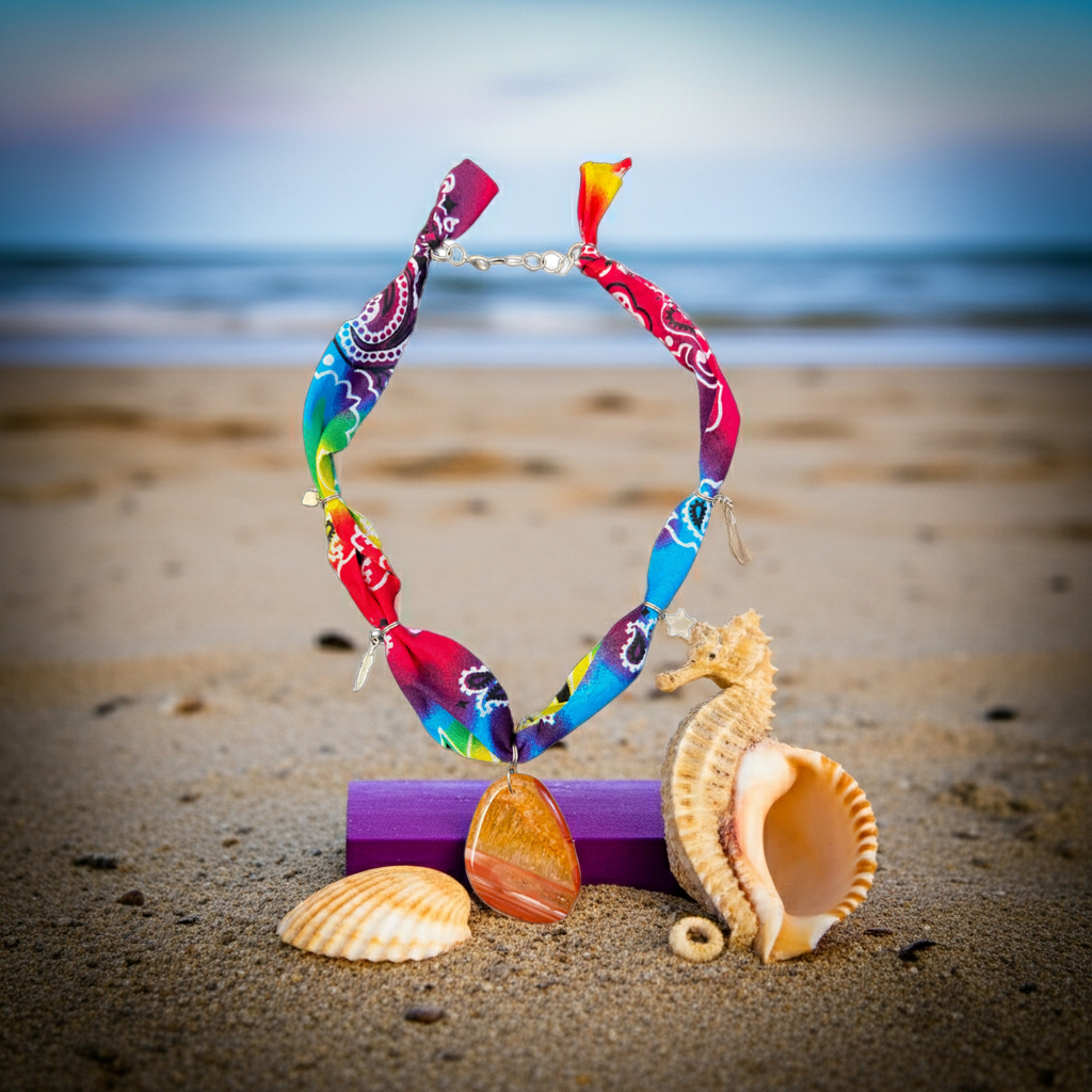 Wander Glow Bandana Necklace