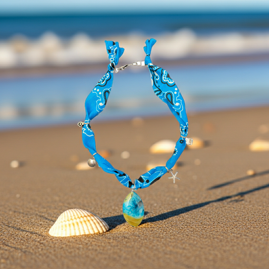Coastal Vibe Bandana Necklace
